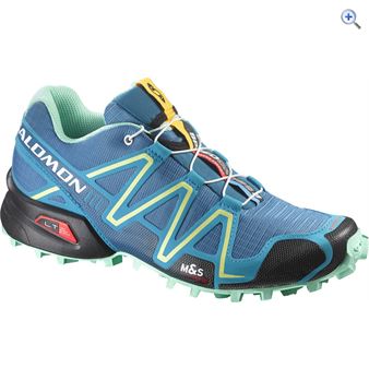 Salomon Speedcross 3 Women's Trail Running Shoes - Size: 5 - Colour: Blue / Green